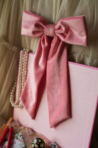 Evangeline Bow || Baby Pink