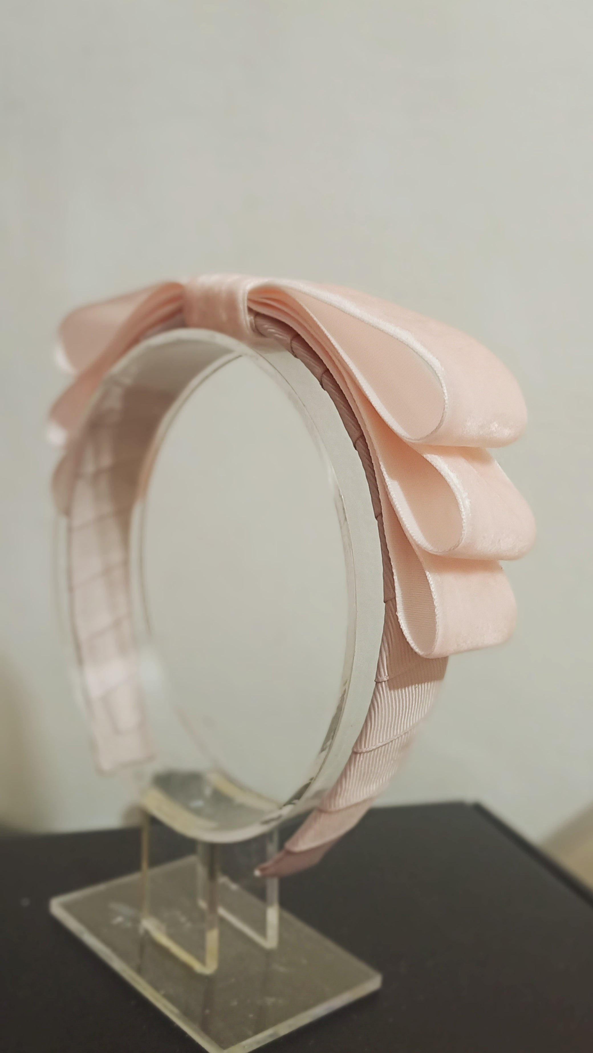 Soirée Velvet Blush Headband